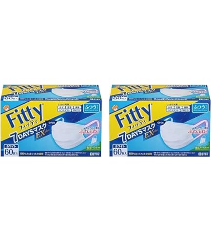 Amazon.co.jp: フィッティ 7DAYSマスク EXプラス 30枚入 ふつうサイズ